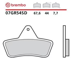 Plaquettes de Frein Moto Brembo 07GR54SD