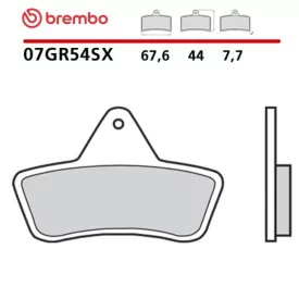 Plaquettes de Frein Moto Brembo 07GR54SX