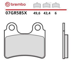 Pastiglie Freno Moto Brembo 07GR58SX