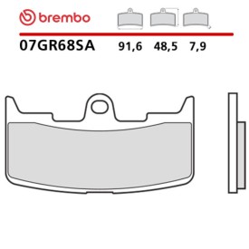Motorcycle Brake Pads Brembo 07GR68SA