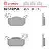 Plaquettes de Frein Moto Brembo 07GR70SD