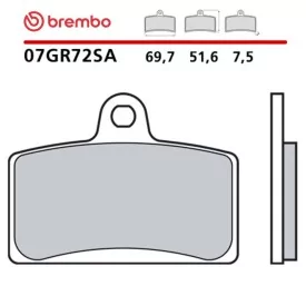 Motorrad Bremsbeläge Brembo 07GR72SA