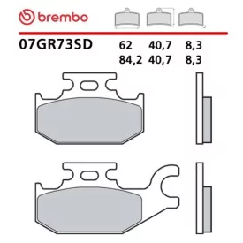 Pastiglie Freno Moto Brembo 07GR73SD
