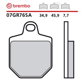 Pastiglie Freno Moto Brembo 07GR76SA