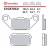 Pastiglie Freno Moto Brembo 07GR78SD