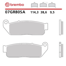 Pastiglie Freno Moto Brembo 07GR80SA