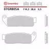 Plaquettes de Frein Moto Brembo 07GR80SA