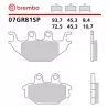 Plaquettes de Frein Moto Brembo 07GR81SP