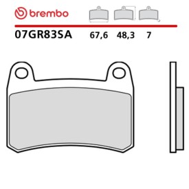 Motorcycle Brake Pads Brembo 07GR83SA