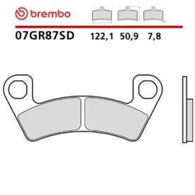 Motorcycle Brake Pads Brembo 07GR87SD