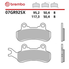 Motorcycle Brake Pads Brembo 07GR92SX