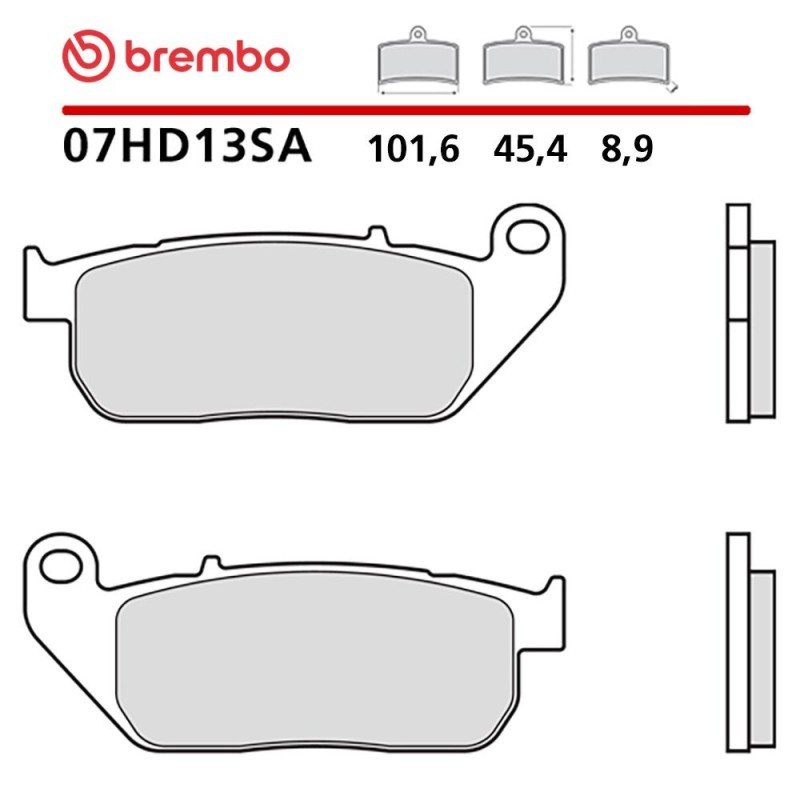 Motorcycle Brake Pads Brembo 07HD13SA Motorcycle Brake Pads Brembo 07HD13SA