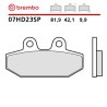 Pastiglie Freno Moto Brembo 07HD23SP