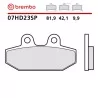 Plaquettes de Frein Moto Brembo 07HD23SP