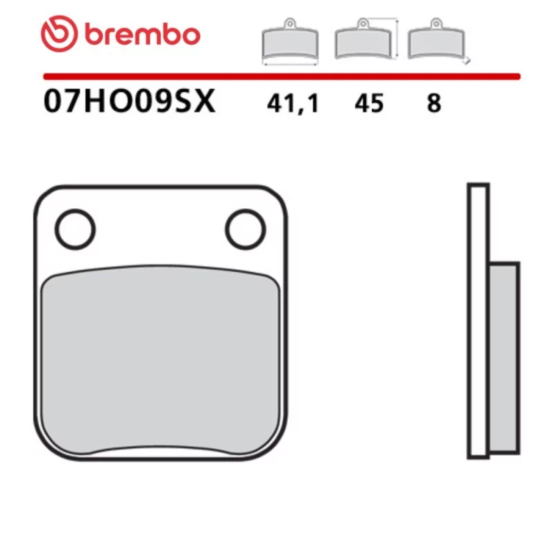 Motorrad Bremsbeläge Brembo 07HO09SX
