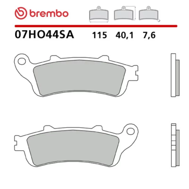 Pastillas Moto Brembo 07HO44SA