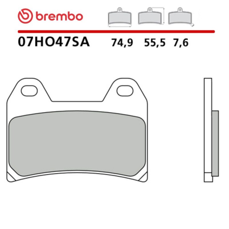 Pastiglie Freno Moto Brembo 07HO47SA Pastiglie Freno Moto Brembo 07HO47SA