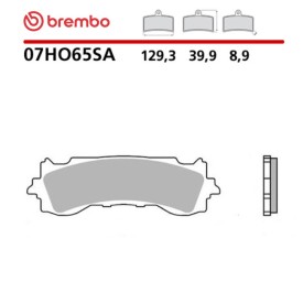 Pastillas Moto Brembo 07HO65SA