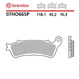 Plaquettes de Frein Moto Brembo 07HO66SP