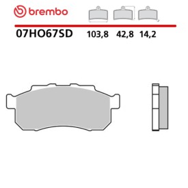 Motorrad Bremsbel&auml;ge Brembo 07HO67SD