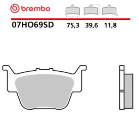 Pastillas Moto Brembo 07HO69SD