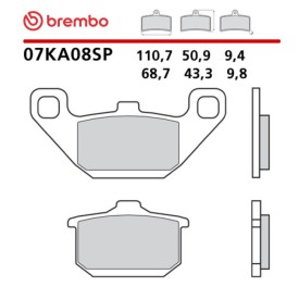Motorcycle Brake Pads Brembo 07KA08SP