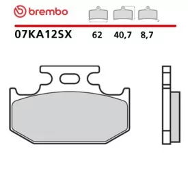Pastillas Moto Brembo 07KA12SX