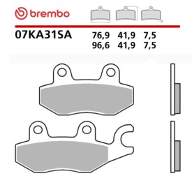 Plaquettes de Frein Moto Brembo 07KA31SA
