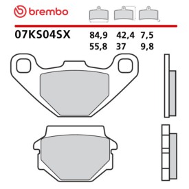 Plaquettes de Frein Moto Brembo 07KS04SX