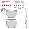 Plaquettes de Frein Moto Brembo 07KS04SX