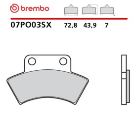 Motorcycle Brake Pads Brembo 07PO03SX