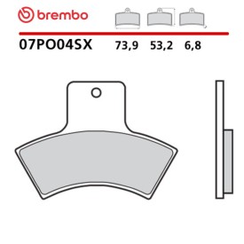 Motorcycle Brake Pads Brembo 07PO04SX
