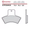 Plaquettes de Frein Moto Brembo 07PO04SX
