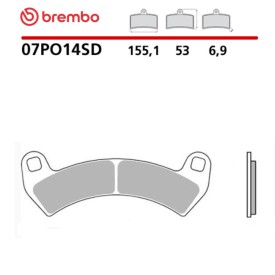 Motorcycle Brake Pads Brembo 07PO14SD