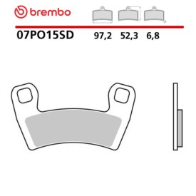 Motorrad Bremsbel&auml;ge Brembo 07PO15SD