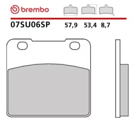 Motorcycle Brake Pads Brembo 07SU06SP