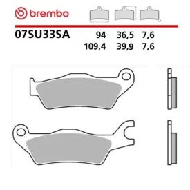 Pastillas Moto Brembo 07SU33SA