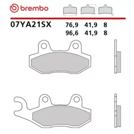 Pastillas Moto Brembo 07YA21SX