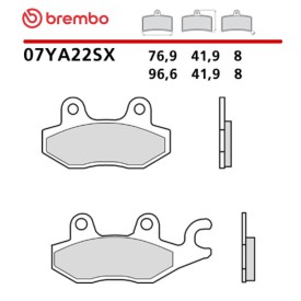 Motorcycle Brake Pads Brembo 07YA22SX
