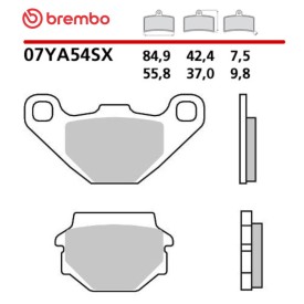 Motorrad Bremsbel&auml;ge Brembo 07YA54SX