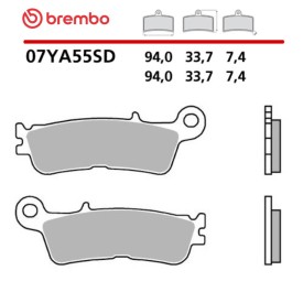 Pastillas Moto Brembo 07YA55SD