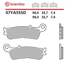 Plaquettes de Frein Moto Brembo 07YA55SD