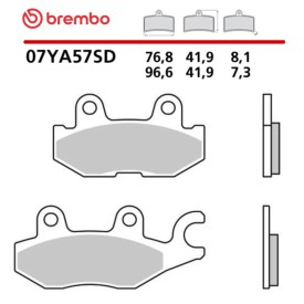 Motorcycle Brake Pads Brembo 07YA57SD