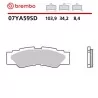 Motorrad Bremsbeläge Brembo 07YA59SD