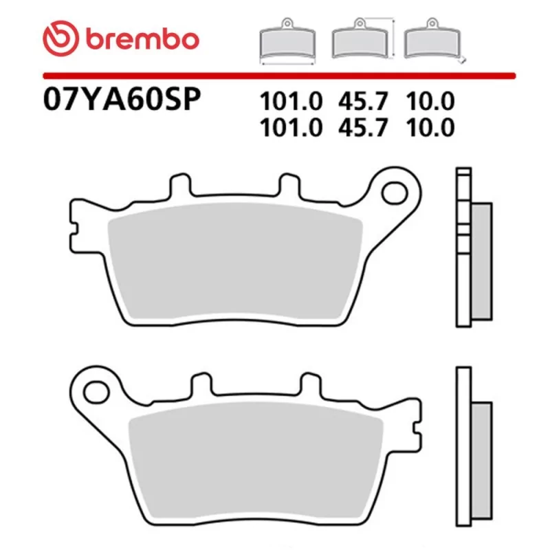 Motorrad Bremsbeläge Brembo 07YA60SP