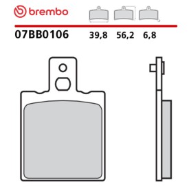 Motorrad Bremsbel&auml;ge Brembo 07BB0106