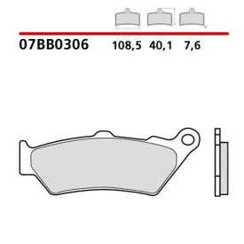 Plaquettes de Frein Moto Brembo 07BB0306