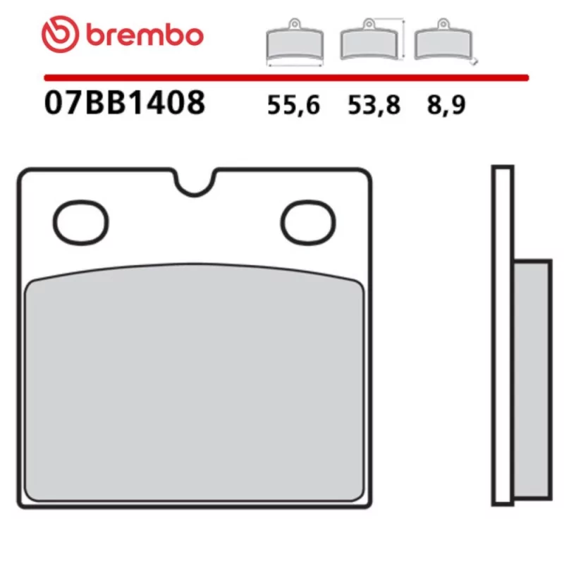 Motorcycle Brake Pads Brembo 07BB1408