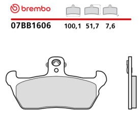Motorcycle Brake Pads Brembo 07BB1606