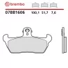 Plaquettes de Frein Moto Brembo 07BB1606